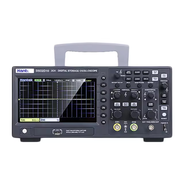 Hantek DSO2D10 2CH 150MHz 1GSa/s, 8M memory Oscilloscope