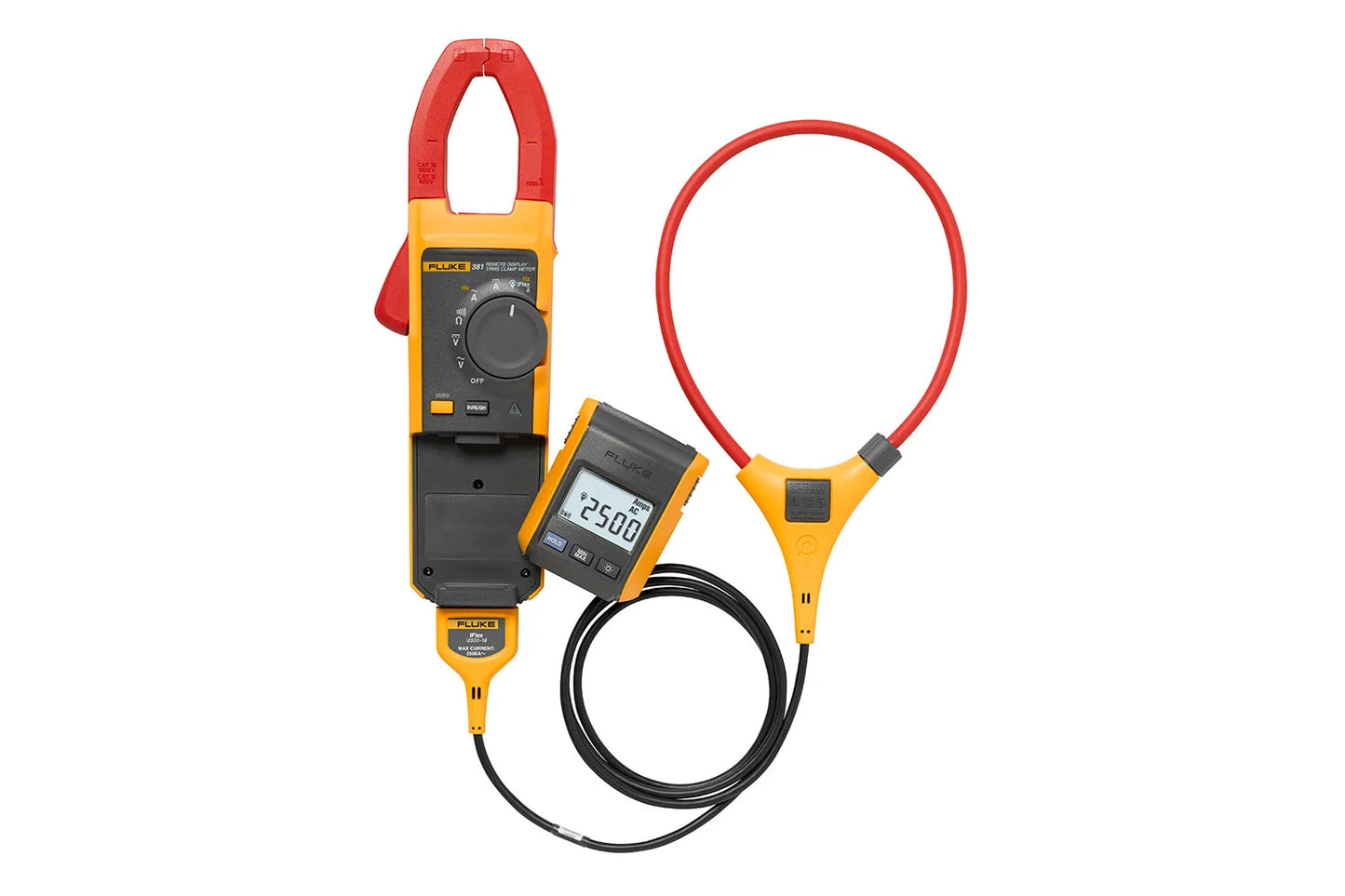 Fluke 381 Remote Display True RMS AC/DC Clamp Meter with iFlex®