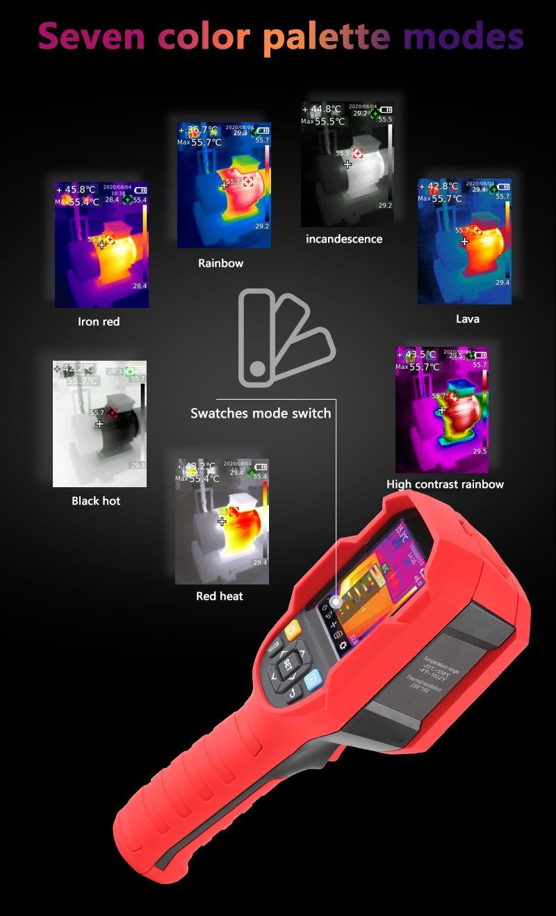 UTi260B Heavy Duty Thermal Camera -20C to 550C Image Capture 7 Palettes PC IP65