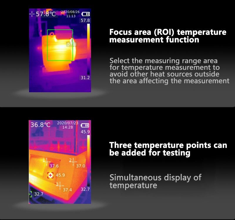 UTi260B Heavy Duty Thermal Camera -20C to 550C Image Capture 7 Palettes PC IP65