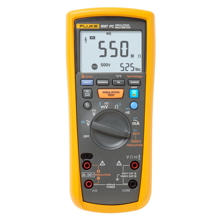 Fluke 1587 FC insulation multimeter for insulation testing plus multimeter functions