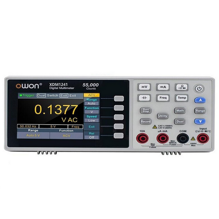 Bench-type digital multimeter for electronics and fixed workbench use