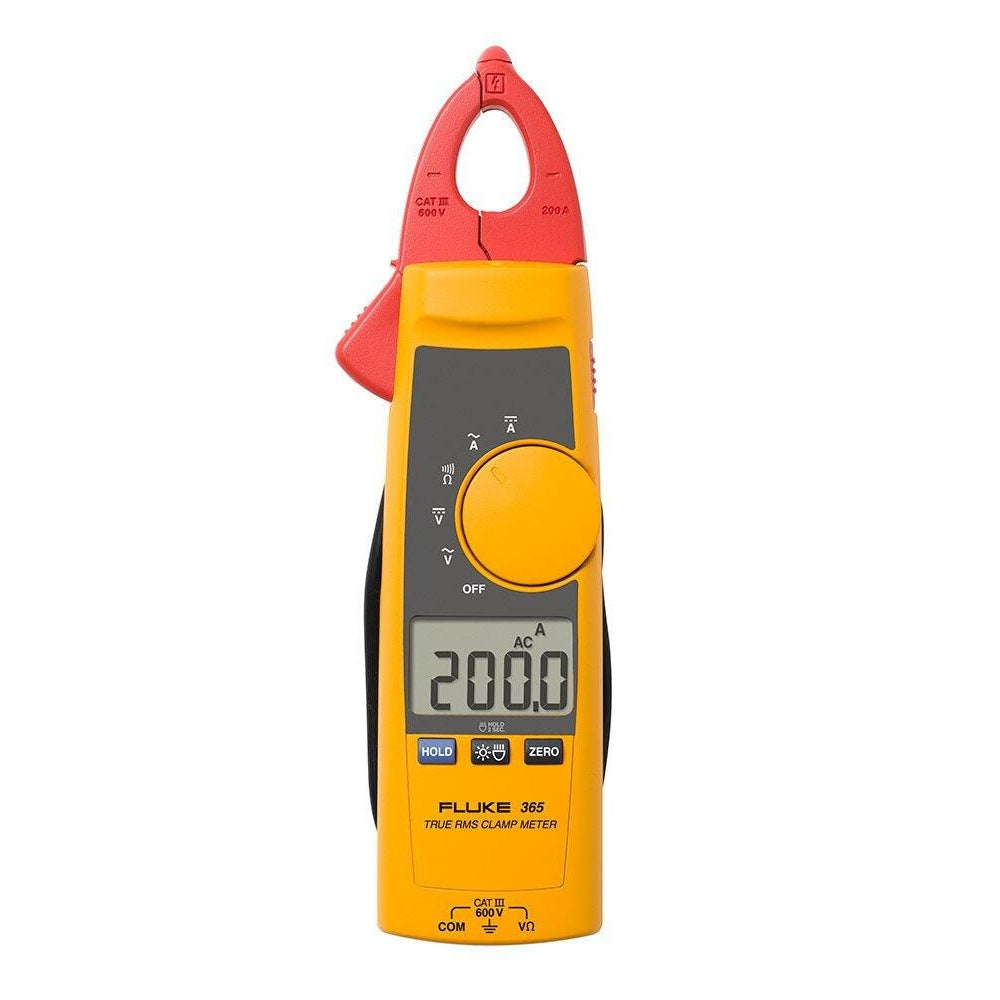 Fluke 365 detachable jaw True-RMS AC/DC clamp meter front view