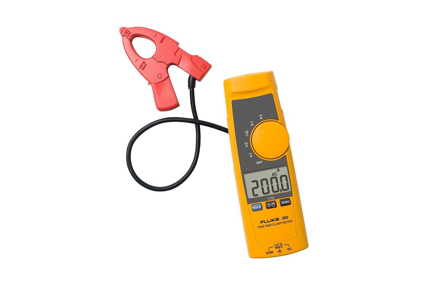 Fluke 365 detachable jaw clamp meter close-up
