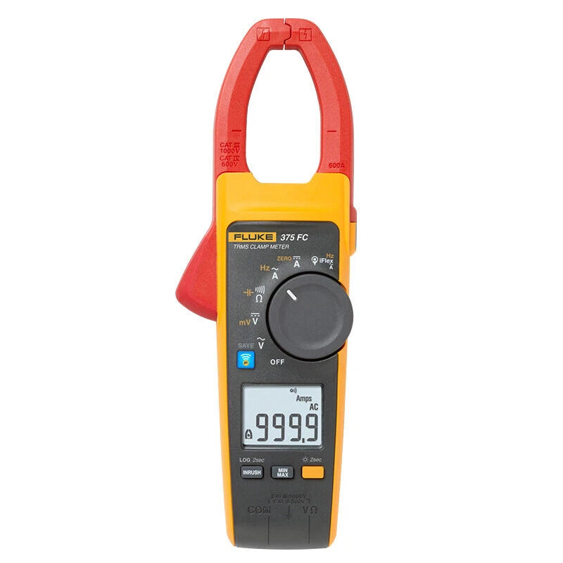 Fluke 375 FC clamp meter front view