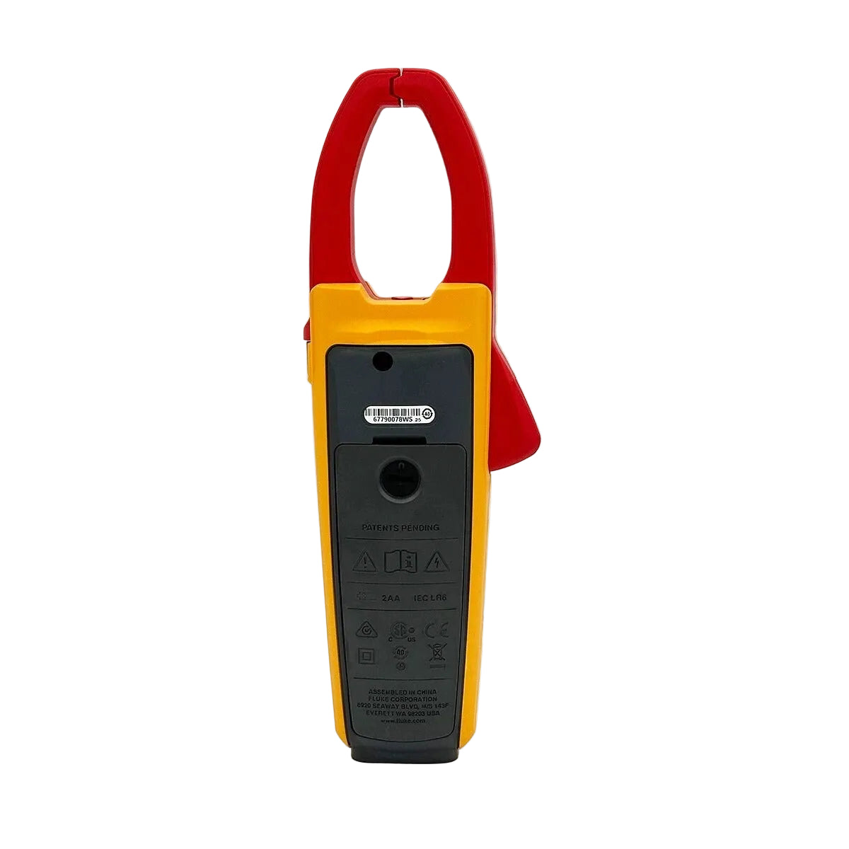 Fluke 376 clamp meter back view