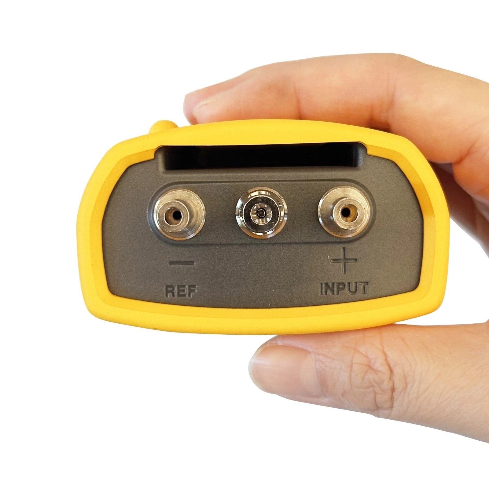 Fluke 922 airflow meter pressure ports close-up
