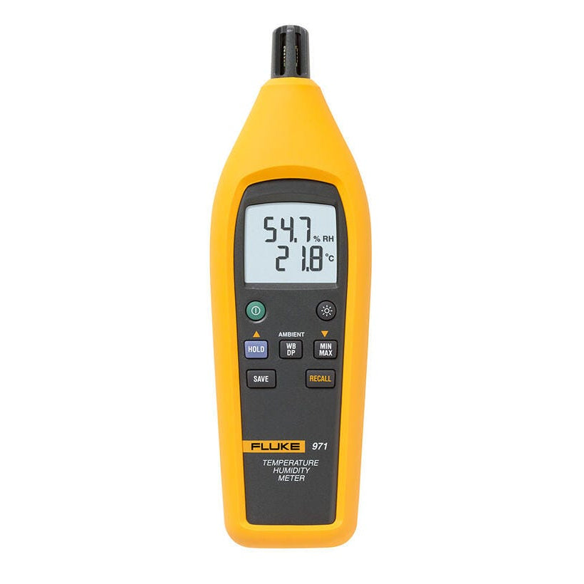 Fluke 971 temperature humidity meter front view