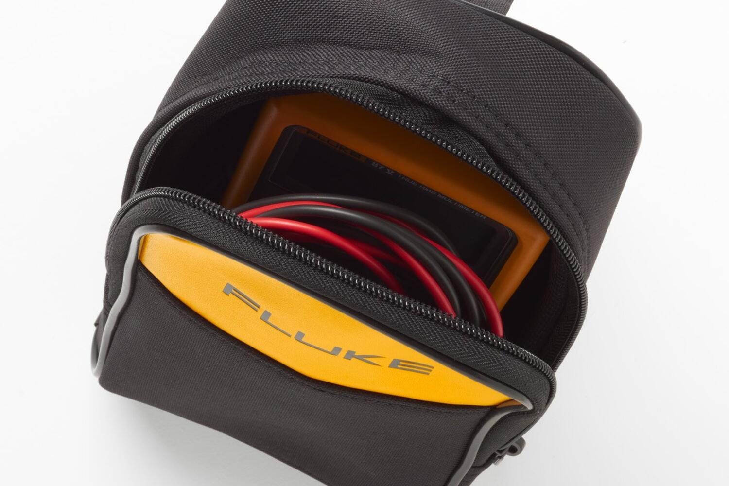 Fluke C25 Multimeter Softbag Test Leads open view