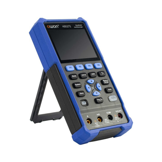 OWON HDS272 Oscilloscope handheld angle hero